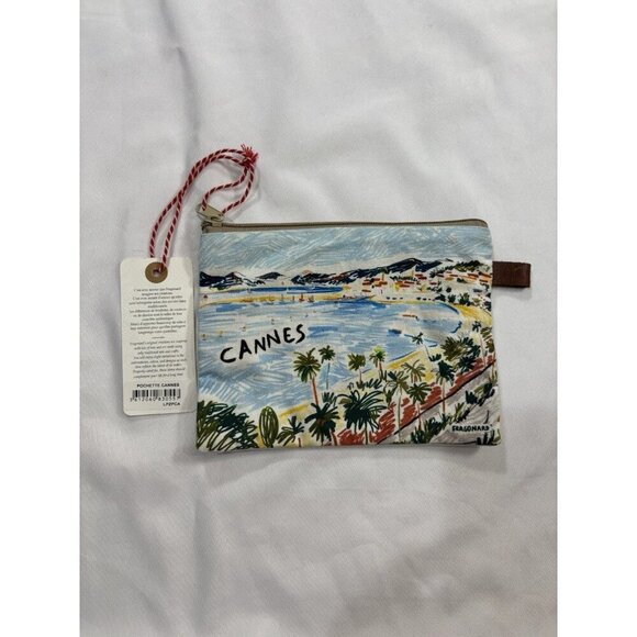 FRAGONARD Perfume Cannes Scene Reusable Cosmetic Bag Pouch - Picture 1 of 5